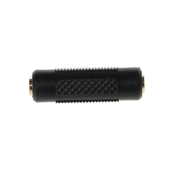 Adapteri Stereo 3,5 mm female-female, valkoinen