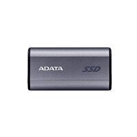 ADATA Ulkoinen SSD 500GB SC750, USB-C 3.2 Gen2, Titaaninvärinen, Nopeat Siirtonopeudet