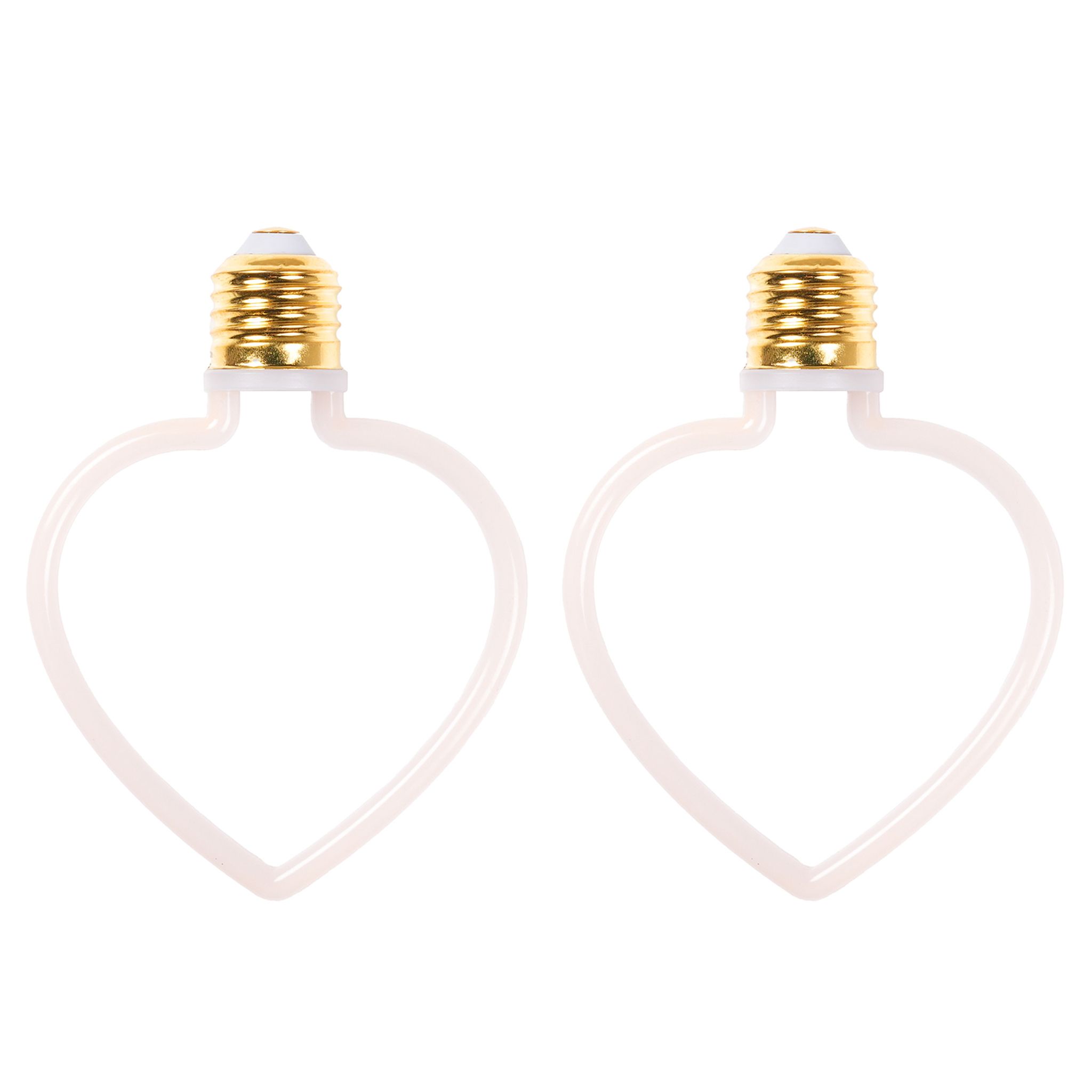 LED-lampa AGGE Carnival E27, 4W, Heart, 2 st