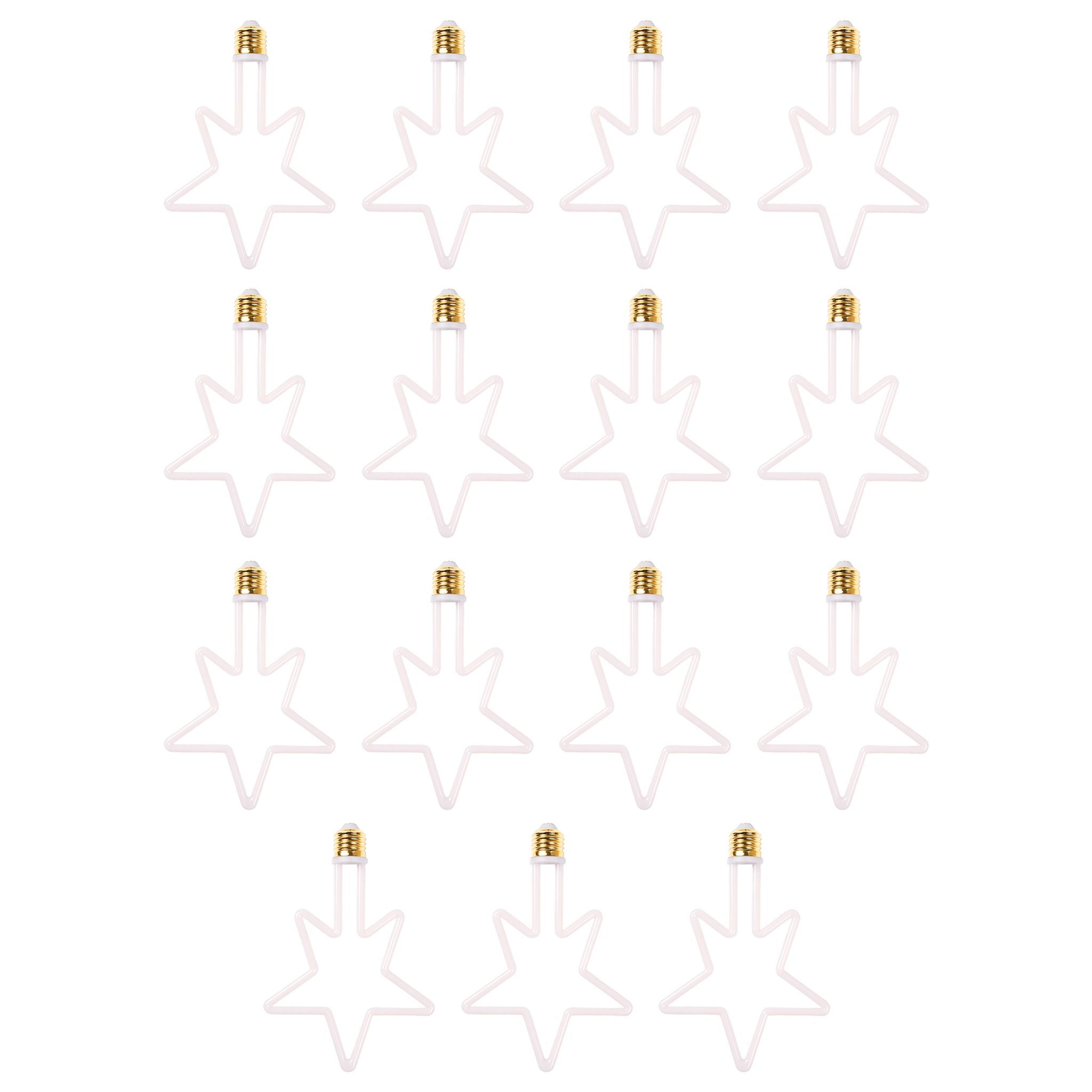 LED-lampa AGGE Carnival E27, 8W, Star, 15 st