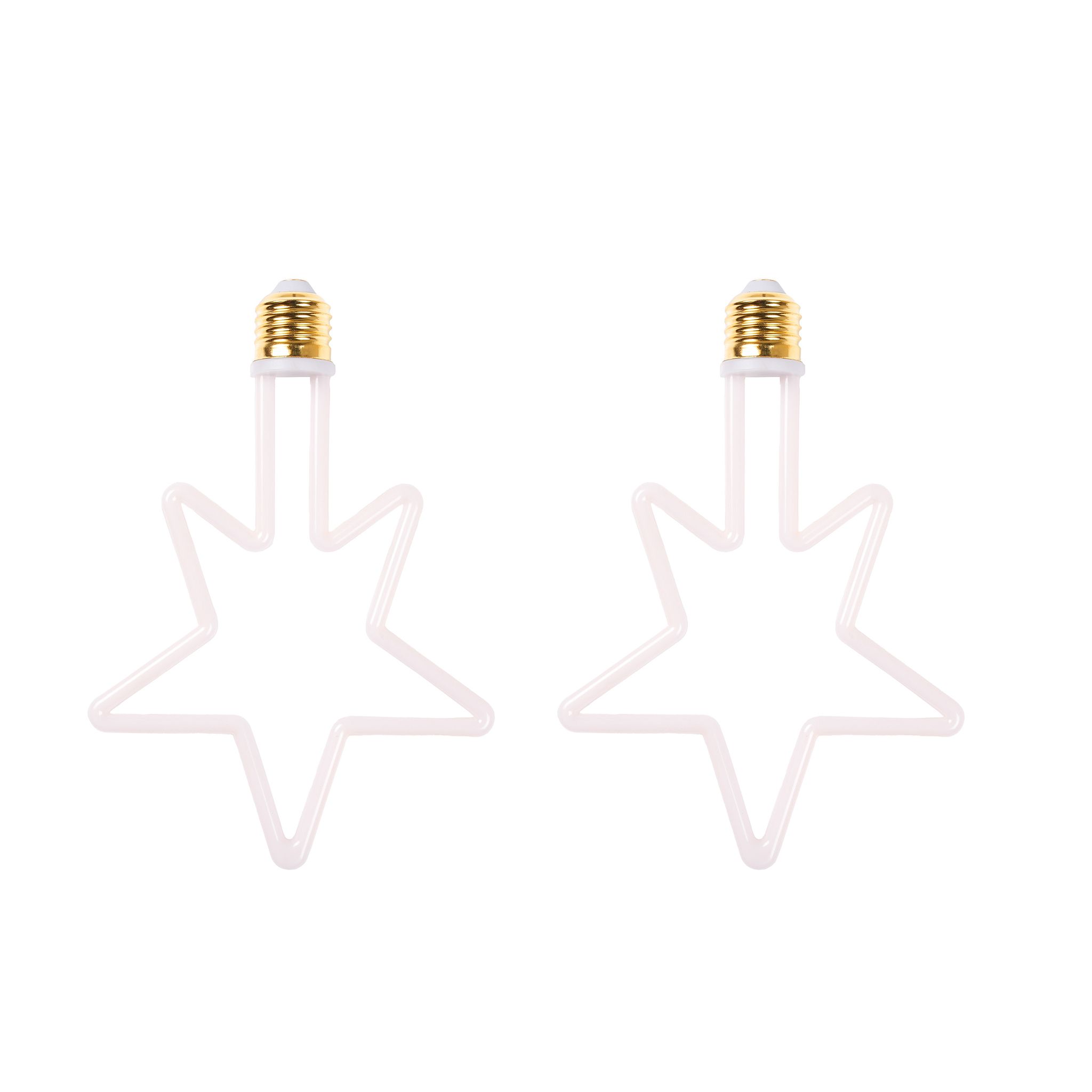 LED-lampa AGGE Carnival E27, 8W, Star, 2 st