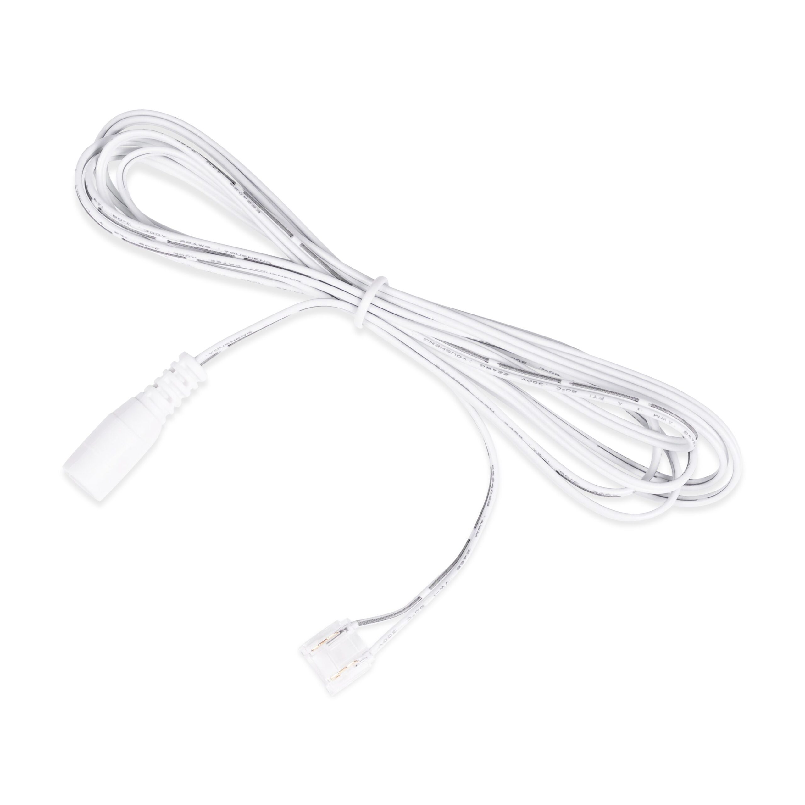 Anslutningskabel till LED-list AGGE DC Female to Strip, För enfärgad 10 mm list