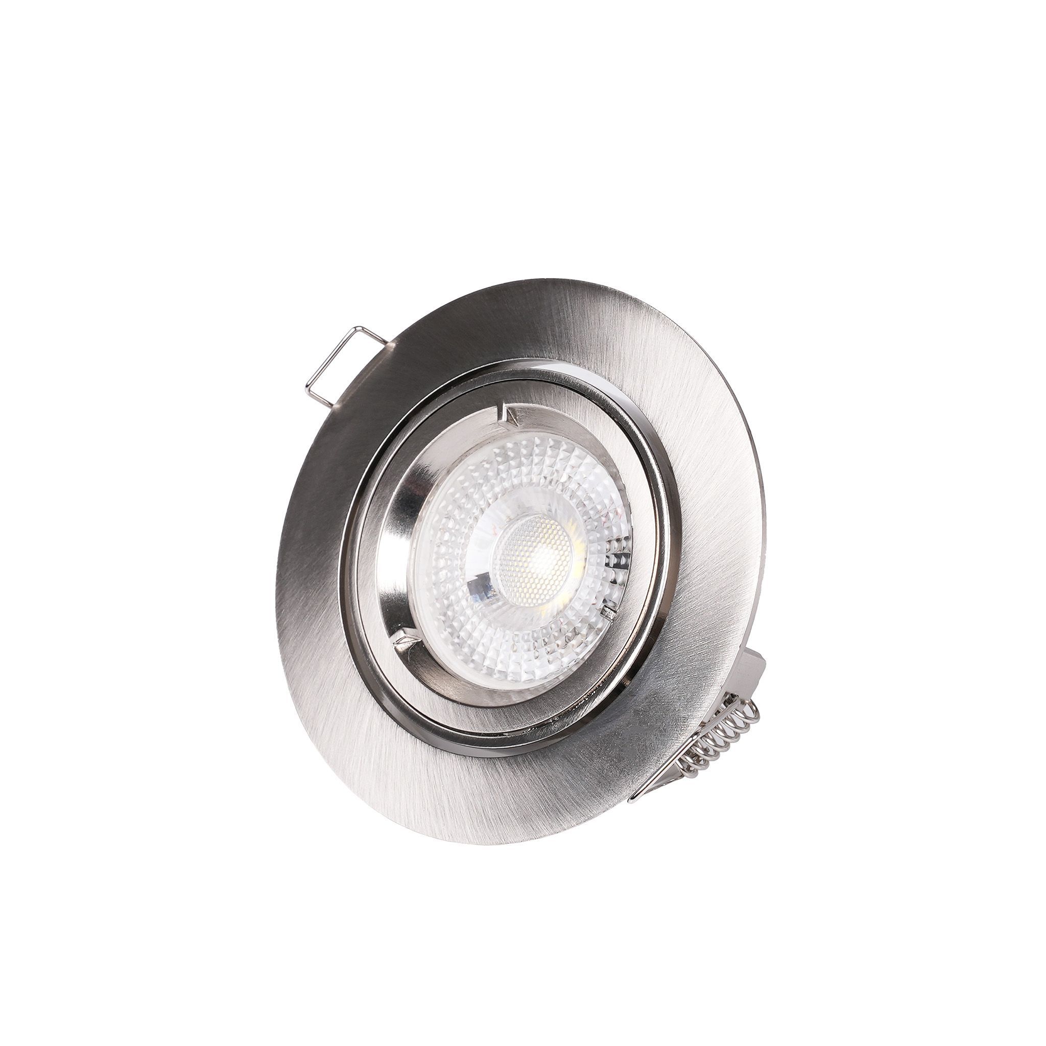 Downlight AGGE Gallery, GU10, Borstad metall