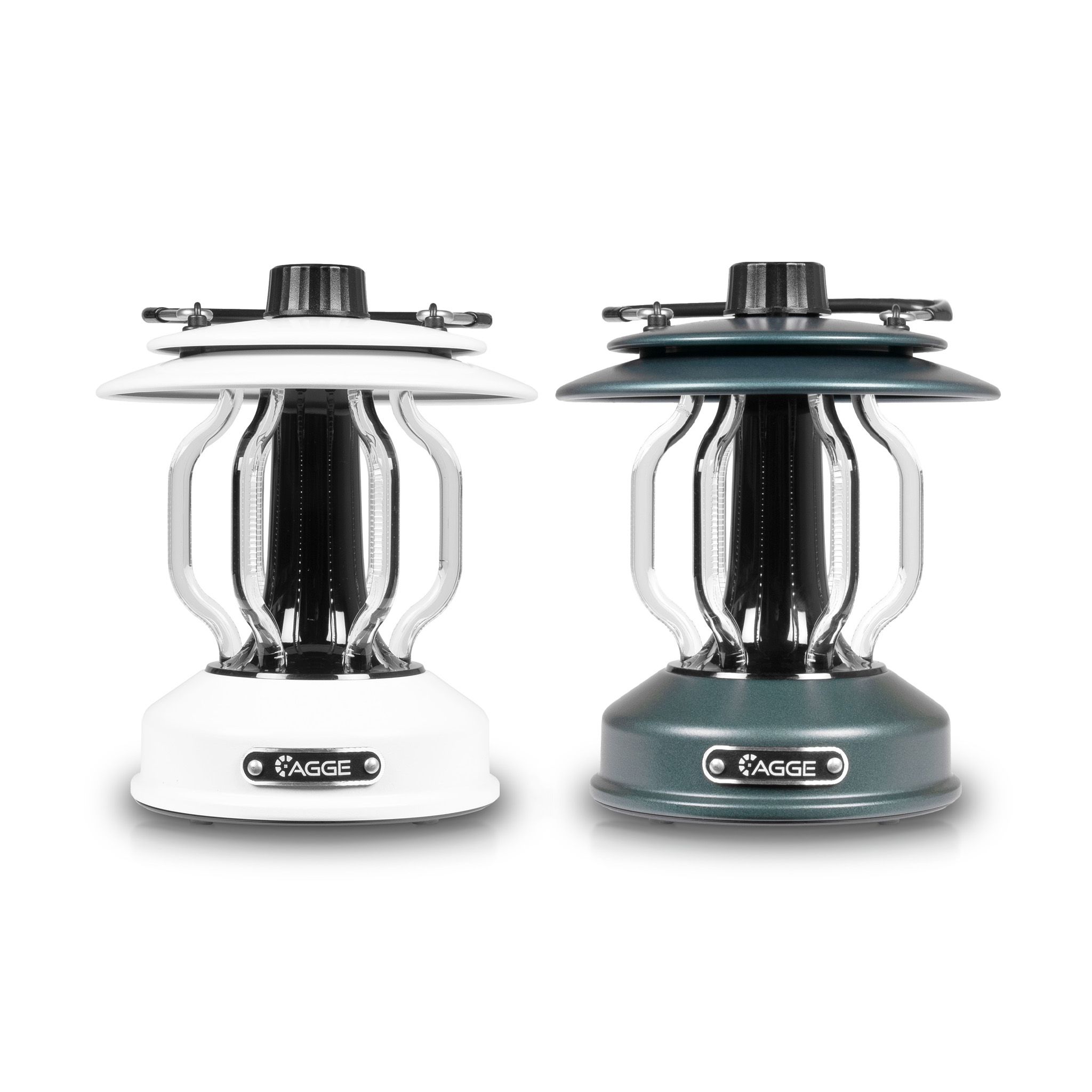 LED-lykta AGGE Glow, 400 lm, Skogsgrön
