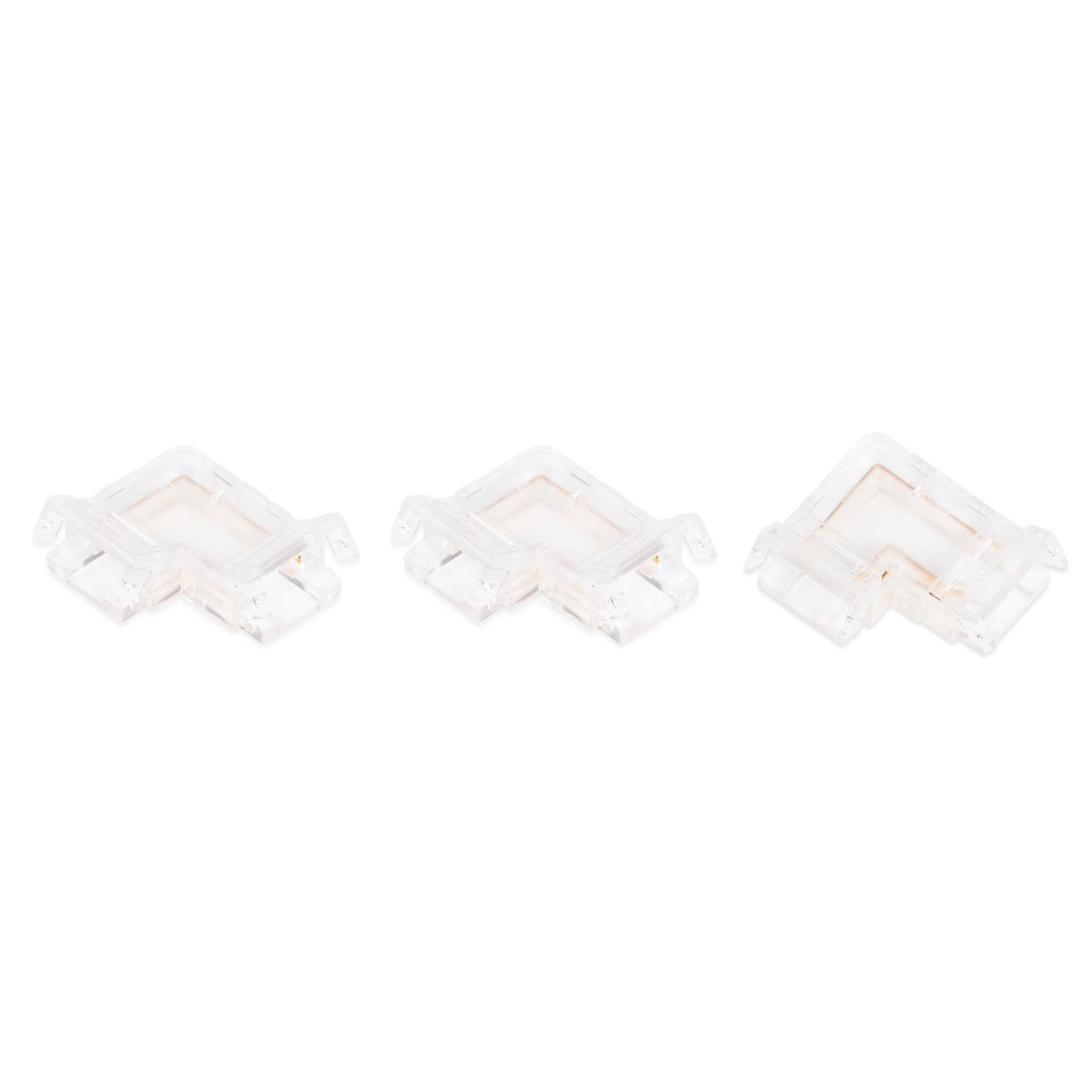 Skarvkontakt till LED-list AGGE L-type Connector, För enfärgad 8 mm list