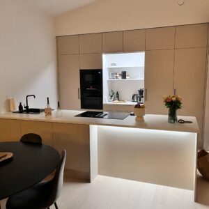 LED-listpaket Skåpbelysning AGGE - Svart profil, 3000K / 100 cm