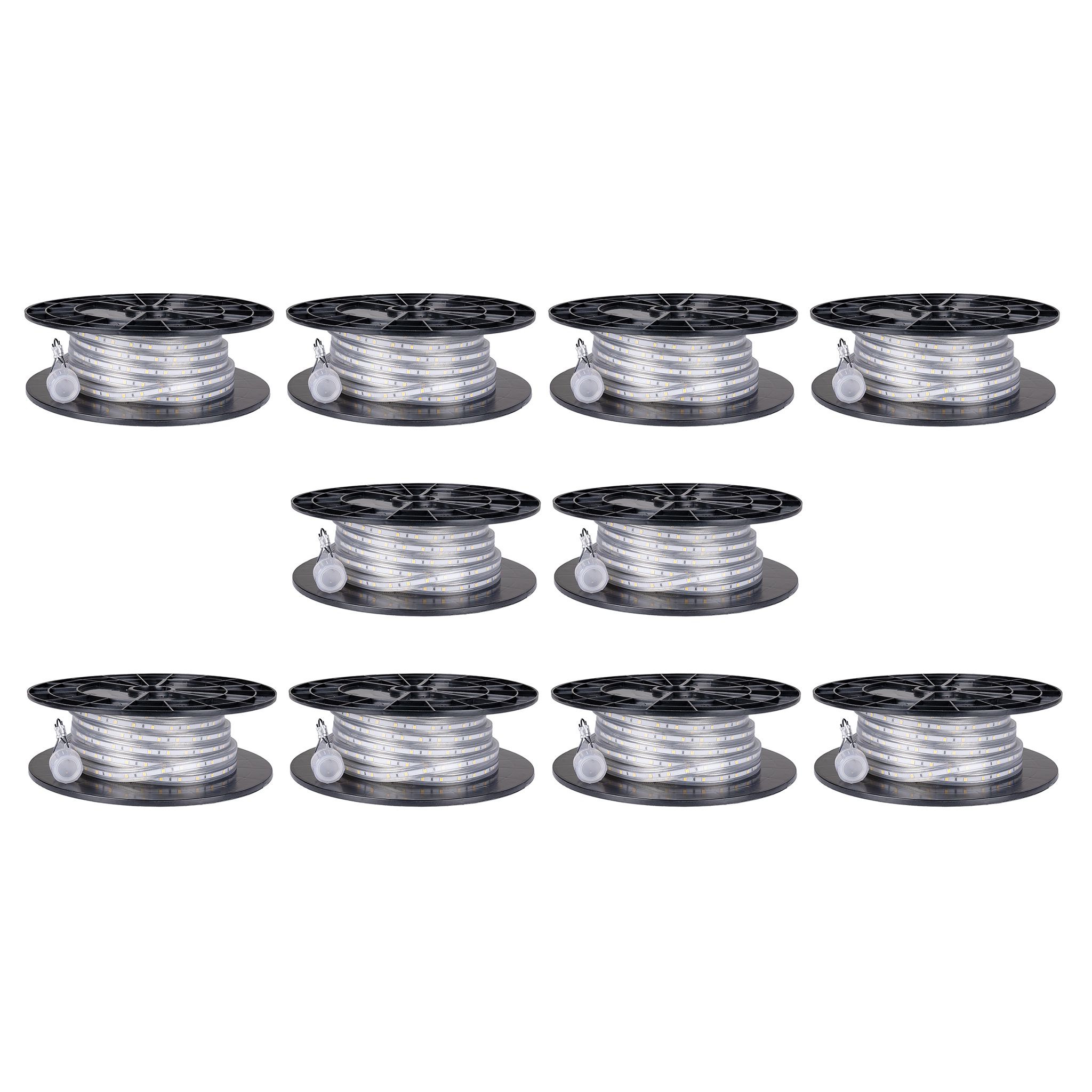 LED-list / Arbetsbelysning AGGE Lite 230V - 400 lm/m, 10 m, 10 st (Endast LED-lister)
