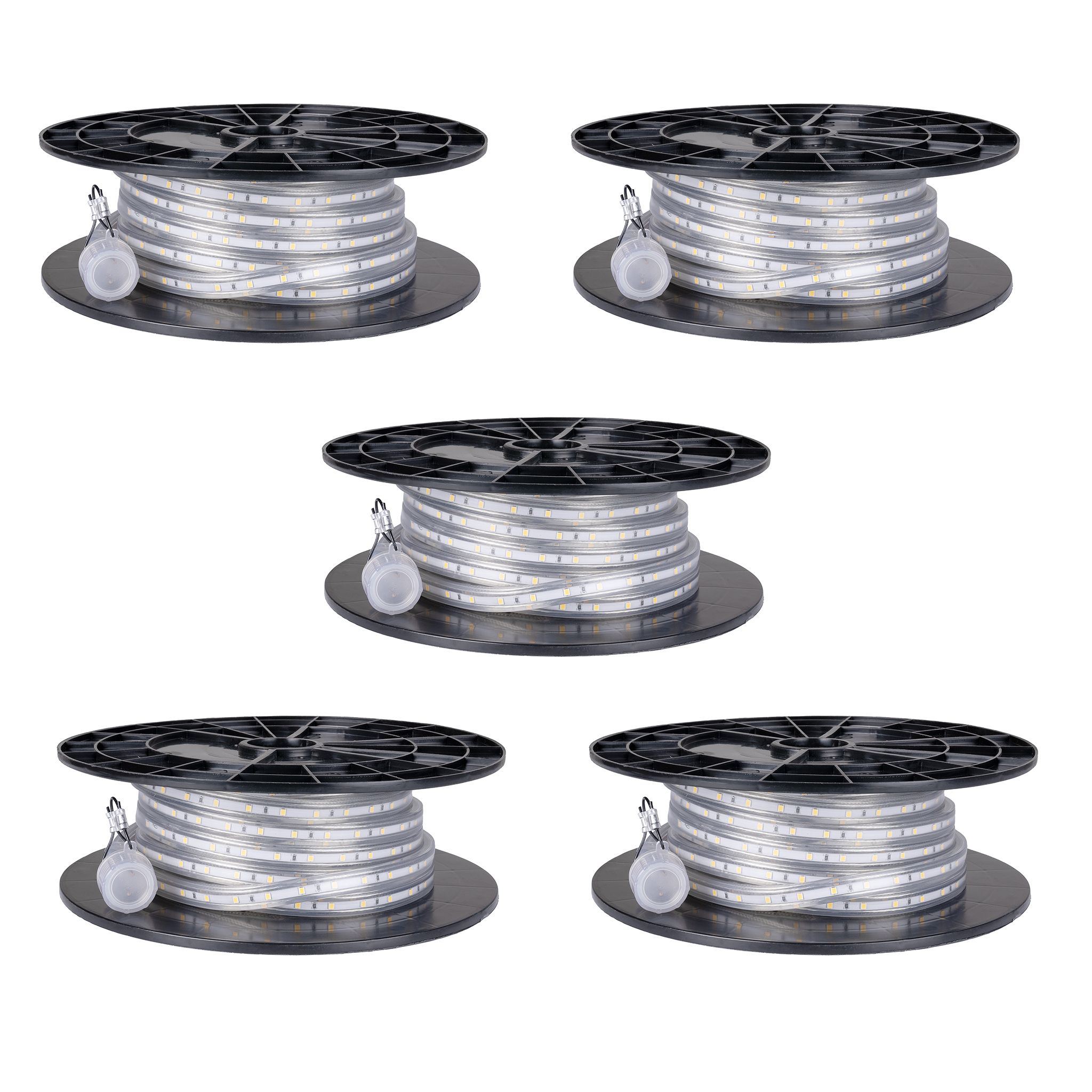 LED-list / Arbetsbelysning AGGE Lite 230V - 400 lm/m, 10 m, 5 st (Endast LED-lister)