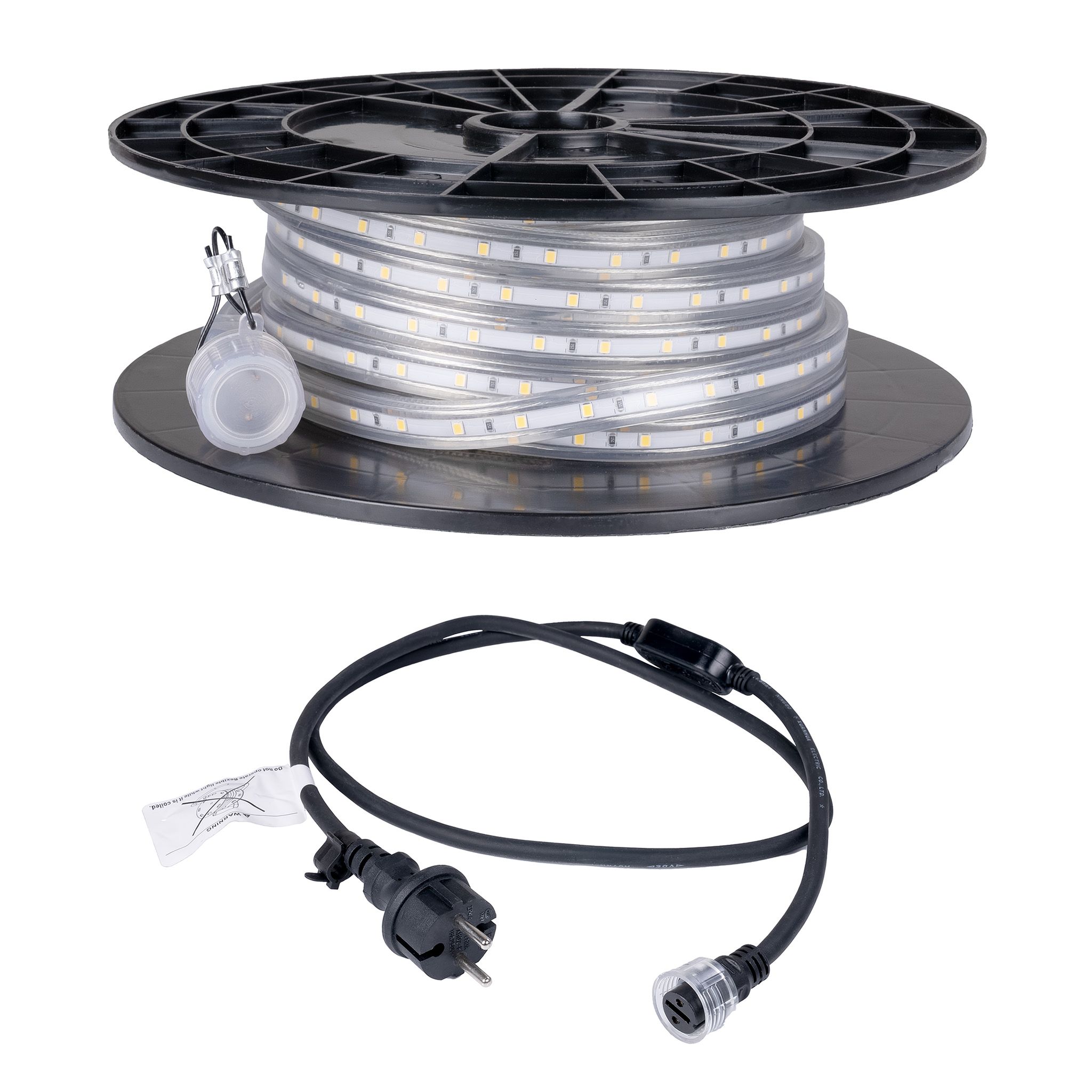 LED-list / Arbetsbelysning AGGE Lite 230V - 400 lm/m, 10 m, 1 st + 1 st nätsladd