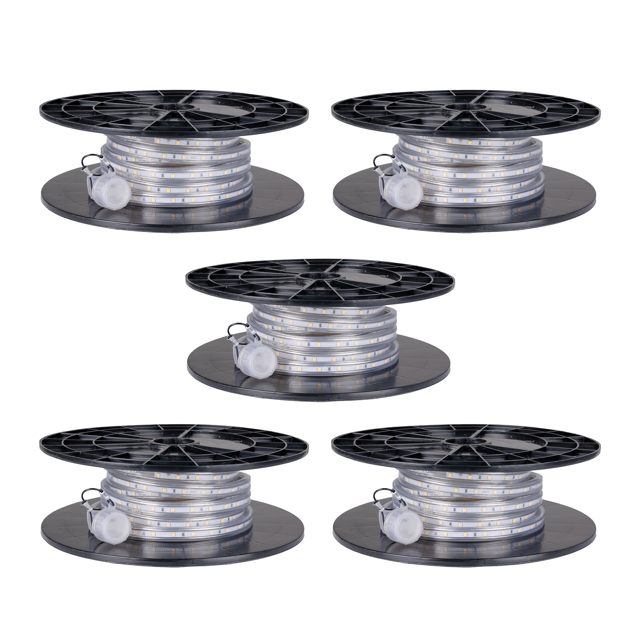 LED-list / Arbetsbelysning AGGE Lite 230V - 400 lm/m, 5 m, 5 st (Endast LED-lister)