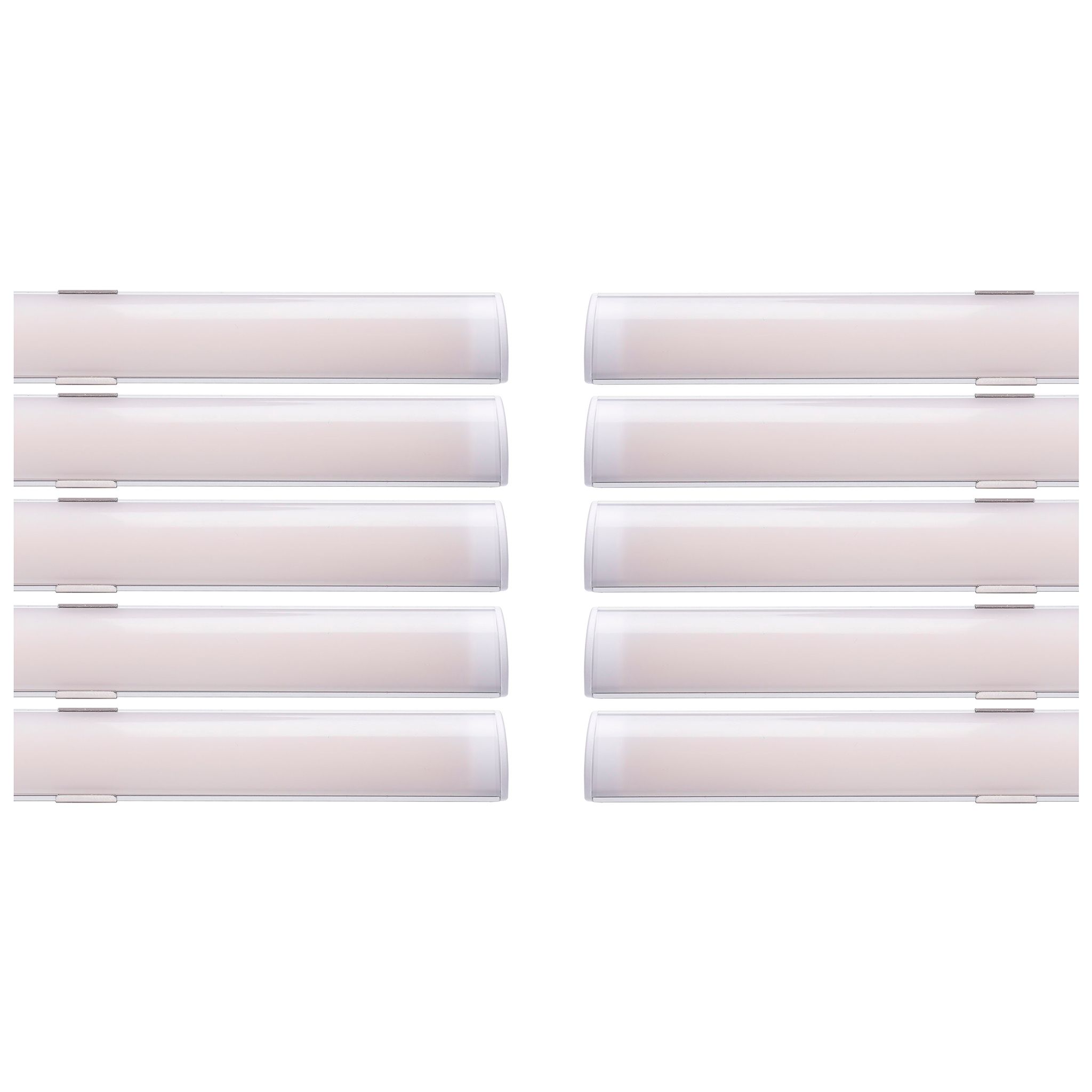 Aluminiumprofil för LED-list AGGE Corner, 100 cm, 10 st