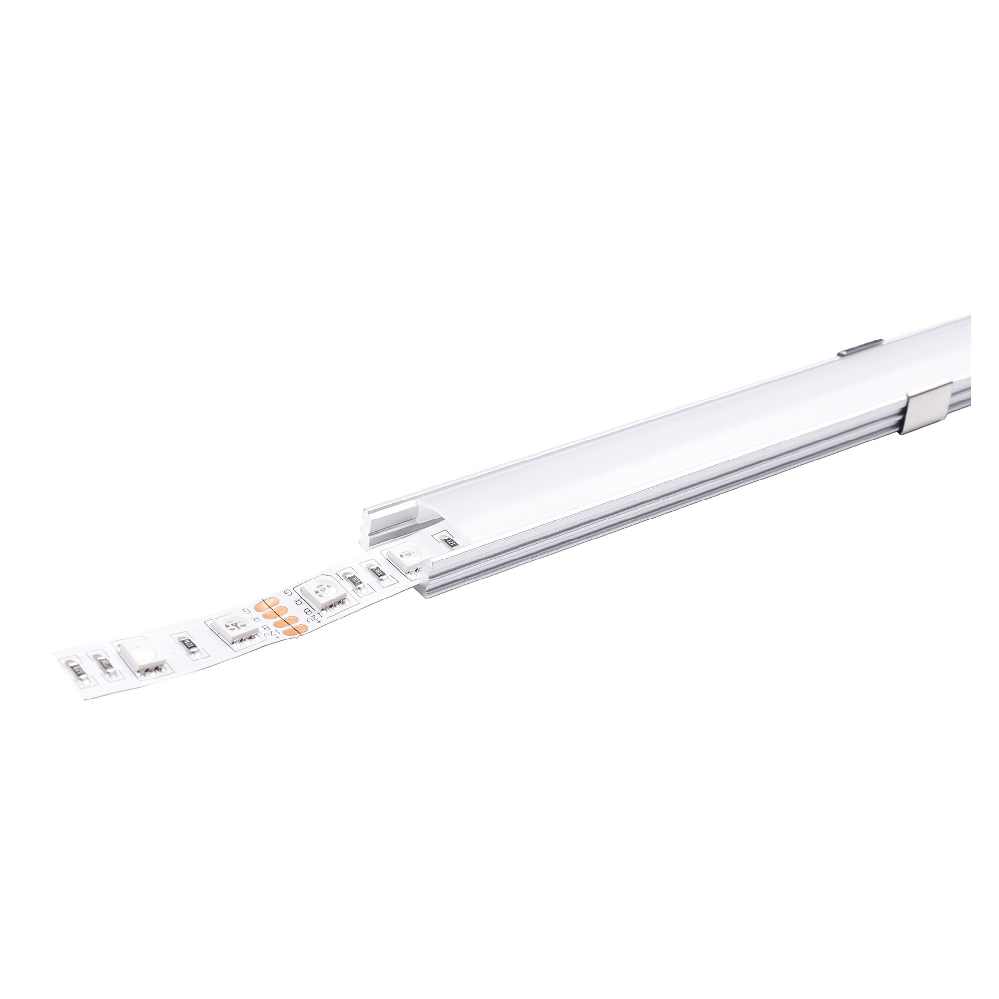 Aluminiumprofil för LED-list AGGE Slim, 100 cm, 1 st