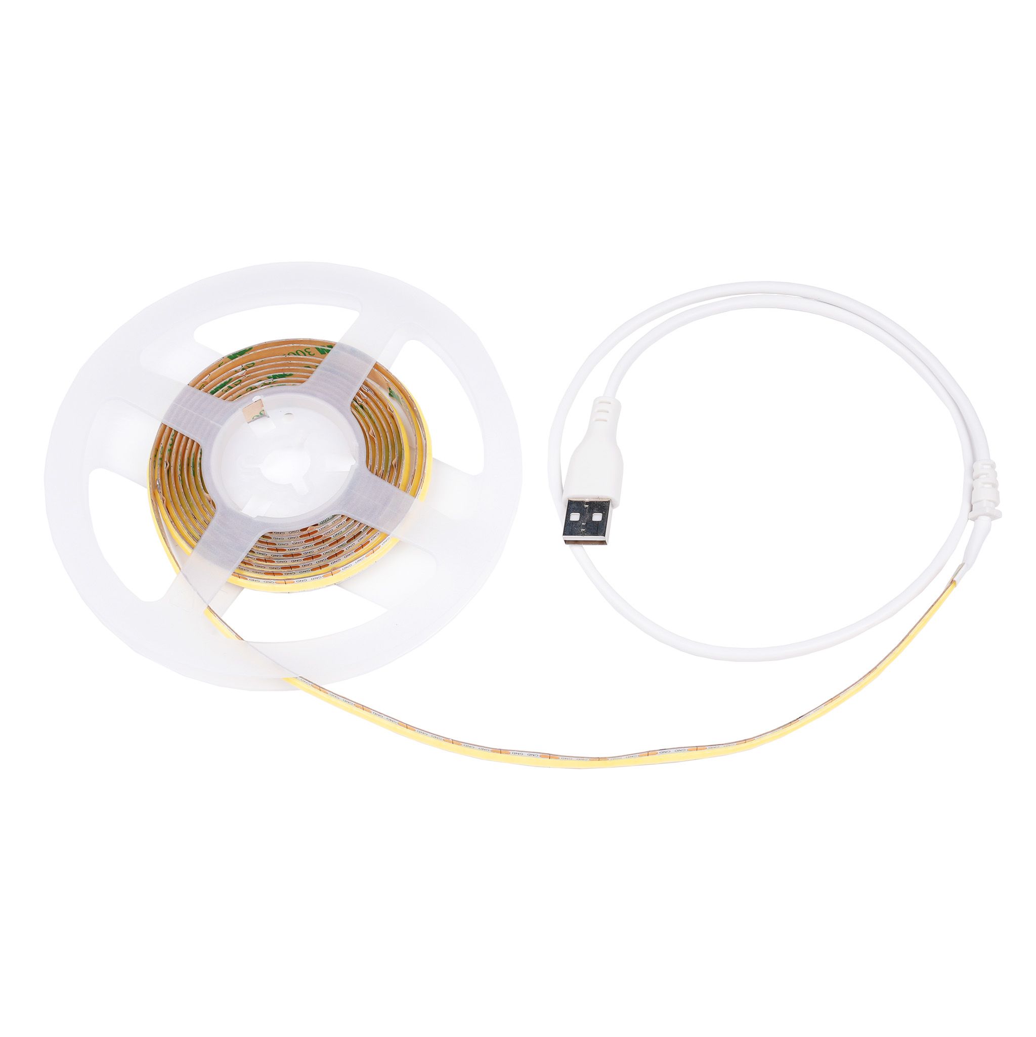 LED-list AGGE USB - 5V / Vit / 200 cm, Neutral (4000-4500K)