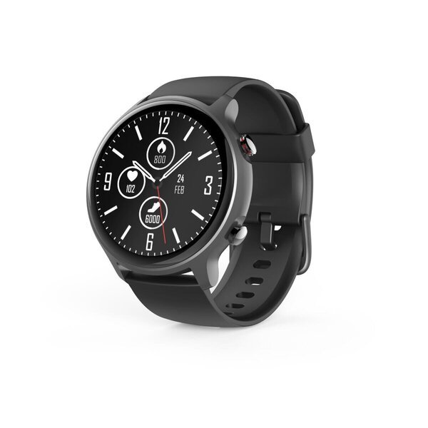 Älykello Hama 00178610 Musta Harmaa 1,28"Ø 46 mm