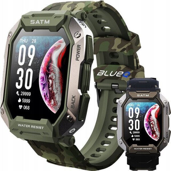 Älykello SMART WATCH ARMY vedenpitävä, askelmittari, unenhallinta.