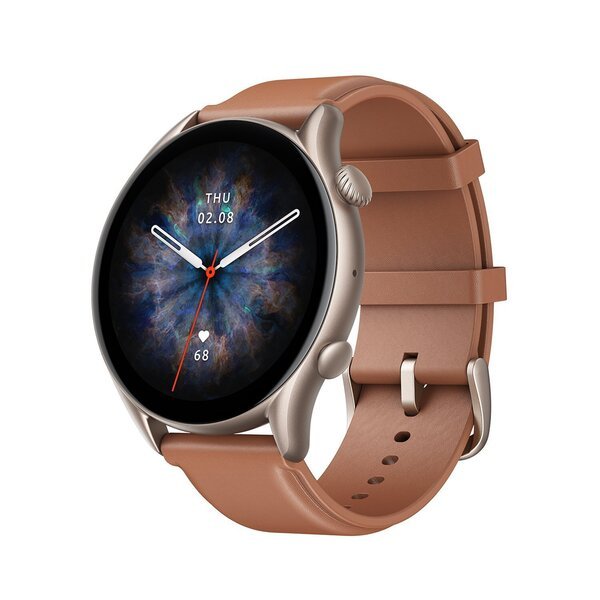 Amazfit GTR 3 Pro, Brown Leather