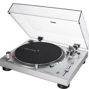 Ammattimainen levysoitin Audio-Technica AT-LP120X-USB ja AT-VM95E