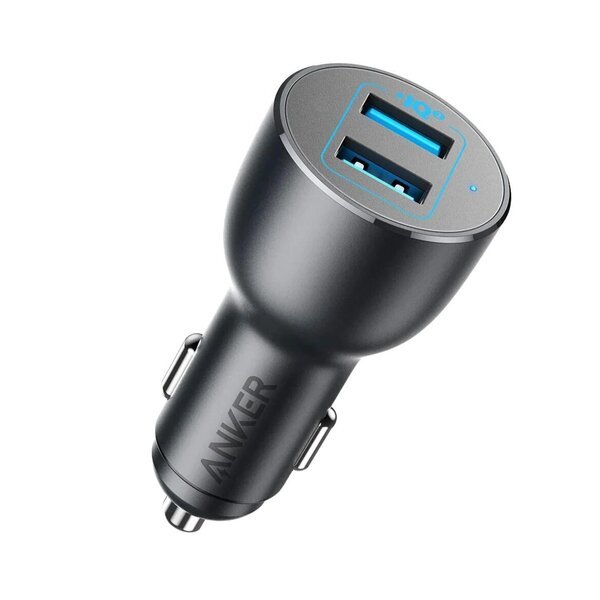 Anker PowerDrive III Alloy 36W musta