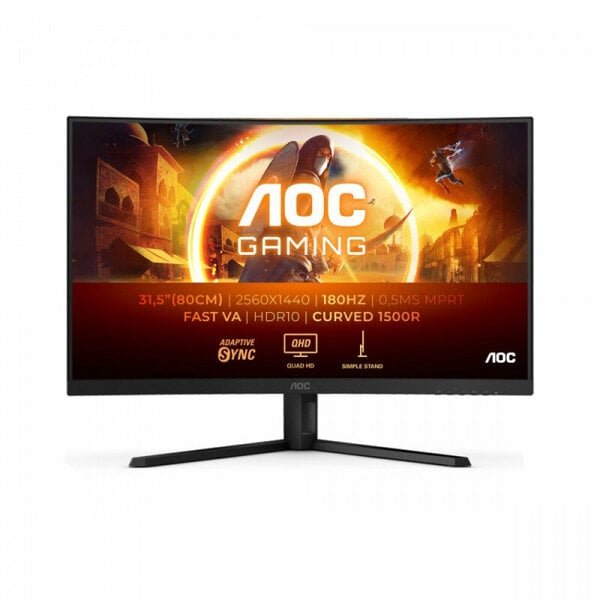 AOC CQ32G4VE 31.5"QHD VA 180Hz 300cd/m2 1ms