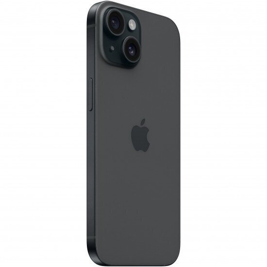 Apple iPhone 15 128GB, Musta - Kevyt&Vedenkestävä, iOS 17 Alumiinirungolla, 5G-Yhteensopiva, OLED Näyttö, A16 Suoritin, Langaton Lataus, Fab. Takuu 12kk.