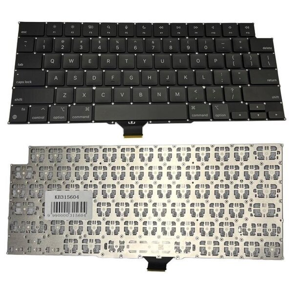 Apple MacBook Pro 14 A2442 A2411 Näppäimistö US Alkuperäinen 9990000315604