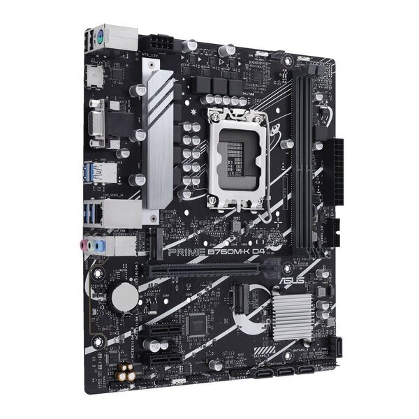 Asus, PRIME B760M-K D4, Micro ATX, LGA1700, DDR4