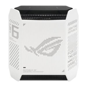 ASUS ROG Rapture GT6 - Wi-Fi system - Wi-Fi 6 - desktop | 3-port switch | AX10000 | 2.4 GHz / 5 GHz | Router