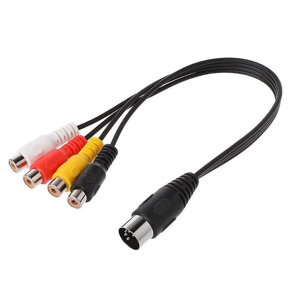 Audiokaapeli 5 Pin DIN male RCA female, 30 cm
