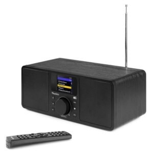 Audizio Rome WIFI Internet Stereo DAB+ Radio Musta