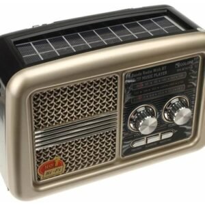 Aurinkoenergialla toimiva radio Golon RX-BT978S