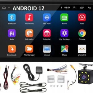 Autoradio, NAVIGOINTIMULTIMEDIA-ASEMA, GPS, WI-FI, Android 12 näyttö 7"