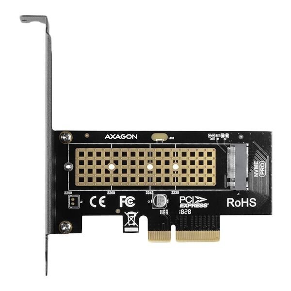 Axagon PCEM2-N PCI-E 3.0 4x - M.2 SSD NVMe, 80mm SSD