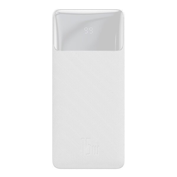 Baseus Baseus Bipow Powerbank 30000mAh, 15W (valkoinen)