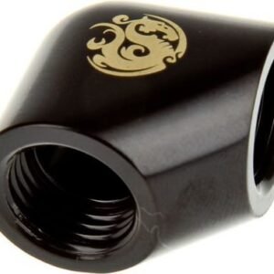 BitsPower Adapter 90 Degree 2x G1/4 Inch - Black matte (BP-MB90DIG14)