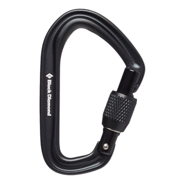 Black Diamond Hotforge Screwgate Carabiner Black