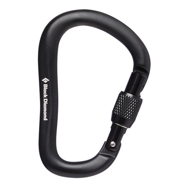 Black Diamond Rocklock Screwgate Carabiner Black