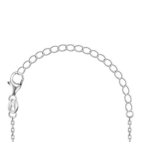 Brilio Silver Sparkling hopea sydän kaulakoru NCL69W