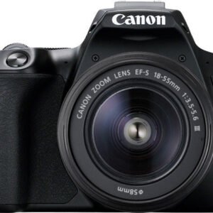 Canon EOS 250D + 18-55mm Kit, musta
