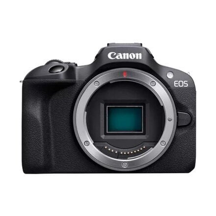 Canon EOS R100 + 18-45mm, musta