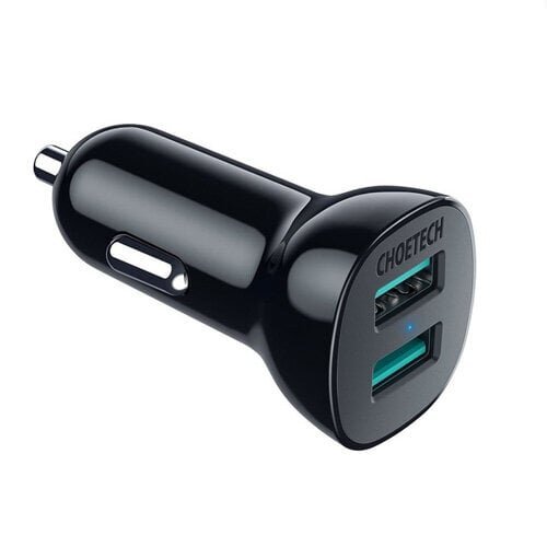 CHOETECH 2xUSB A, 36W, QC3.0