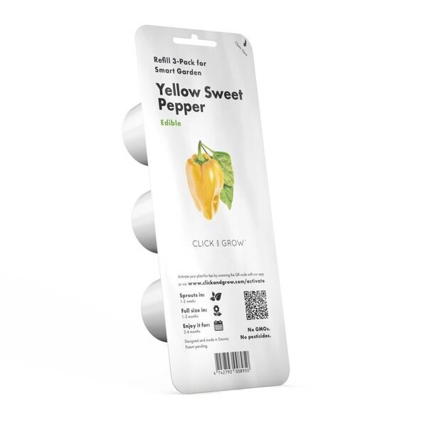 Click&Grow Smart Garden, keltainen paprika