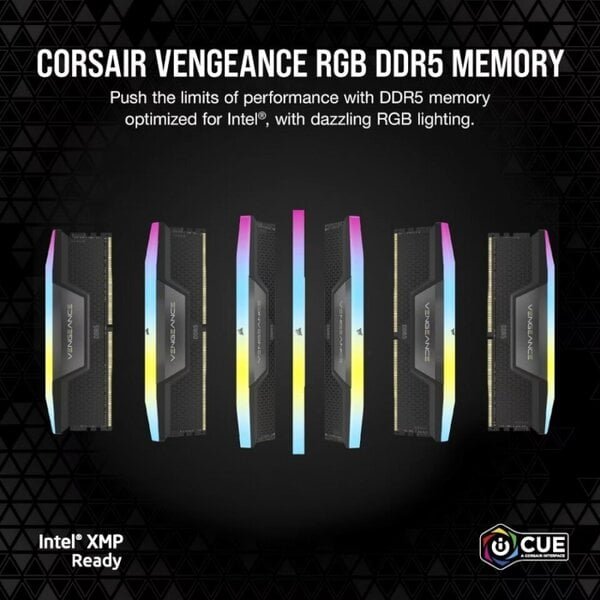 Corsair Vengeance RGB DDR5 96GB 6400MHz C32 Muistimoduli K2