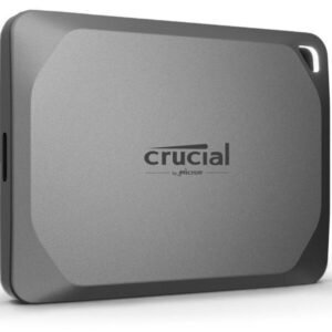 Crucial Pro X9 Ulkoinen SSD, 4TB, USB-C, Hopea, 1050MB/s Lukunopeus