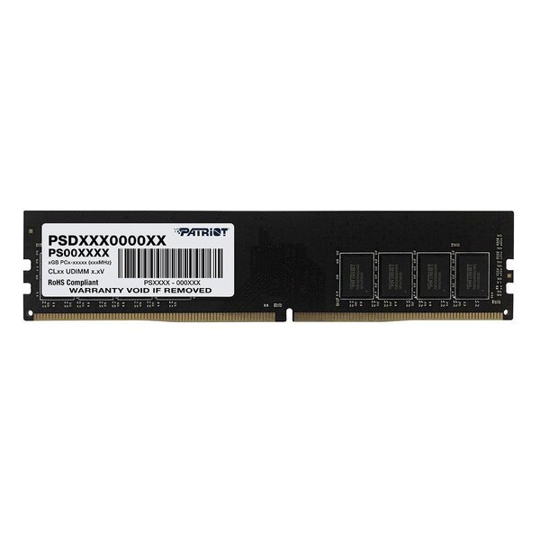 DDR4 Signature 4GB/2666 MHz Muisti, CL19, PC/Serverikäyttöön, Ei jäähdytintä, 288-pin DIMM, Ikuinen takuu, Yhteensopiva Windows, macOS ja Linux kanssa