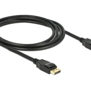 Delock Cable Displayport 1.2 uros>Displayport uros (19pin) 4K 2m