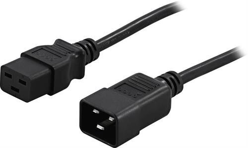 Deltaco DEL-112PA, IEC 60320, C19, C20, 3m