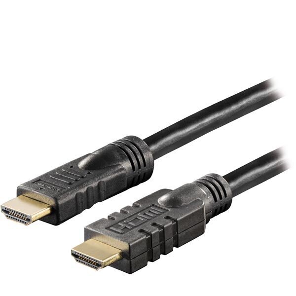 Deltaco HDMI-1200, HDMI, 20 metrin pituinen kaapeli