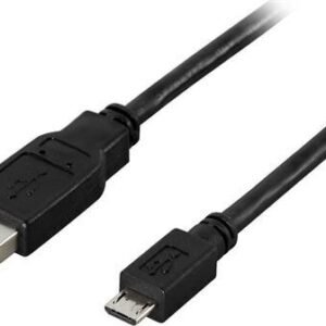 Deltaco USB-303S, USB A, USB Micro B, 3m