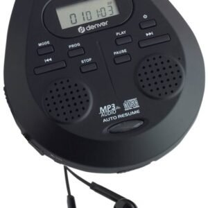 Denver DMP-395B Kannettava CD-soitin, Musta