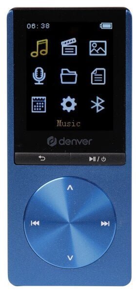 Denver MP-1820, MP4-soitin Bluetoothilla, sininen